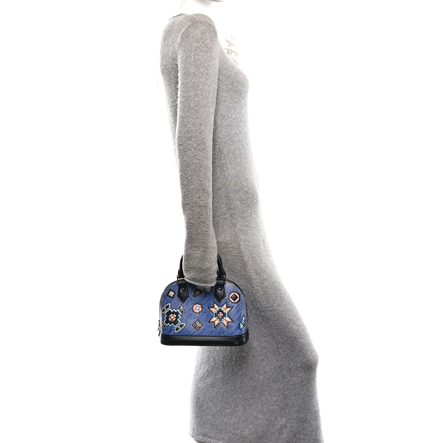 Louis Vuitton Epi Azteque Alma BB Denim Light 2 of 9