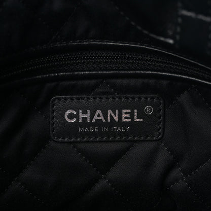 Chanel Shiny Calfskin Quilted Chanel 22 Backpack Black 6 of 10