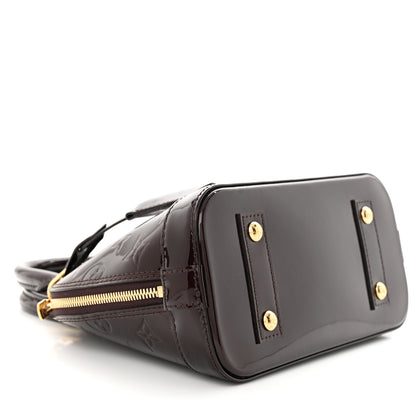 Louis Vuitton Vernis Alma BB Amarante 4 of 9