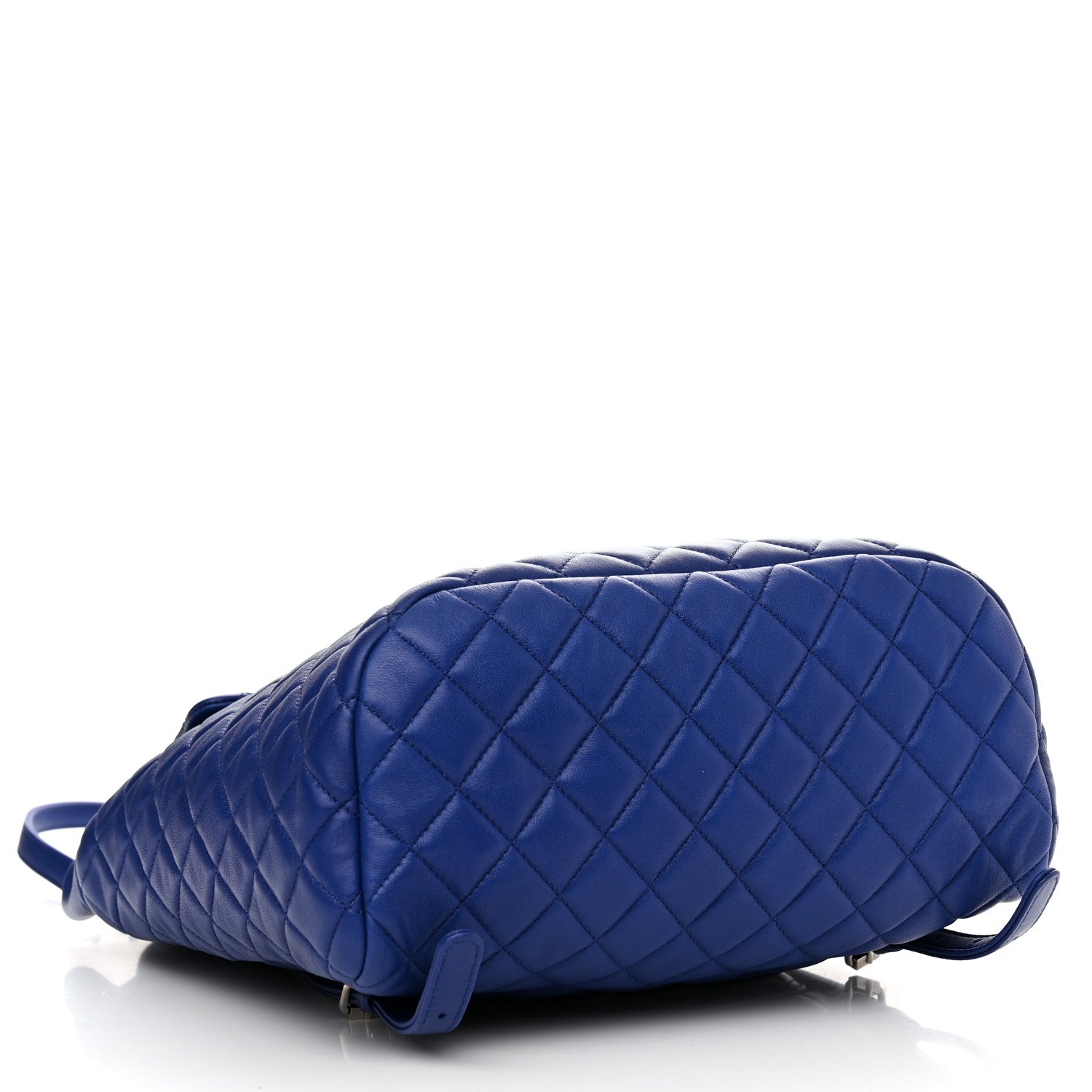 Chanel Lambskin Quilted Large Urban Spirit Backpack Blue 4 of 10