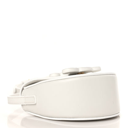 Celine Smooth Calfskin Triomphe Mini Besace Crossbody White 3 of 7