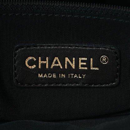 Chanel Calfskin Quilted Medium Chain Me Hobo Black 6 of 10