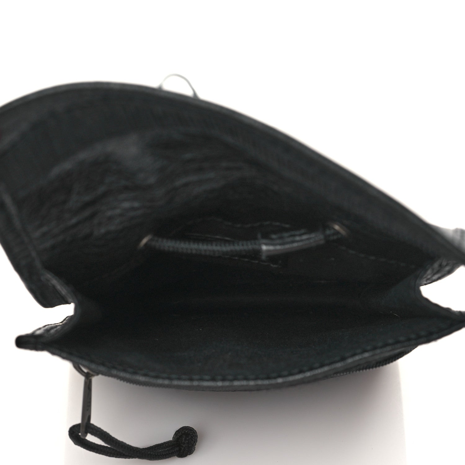 Balenciaga Agneau Arena Small Explorer Crossbody Pouch Black 5 of 6