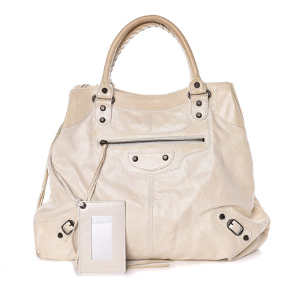 Balenciaga Agneau Classic Hardware Brief Natural 1 of 14