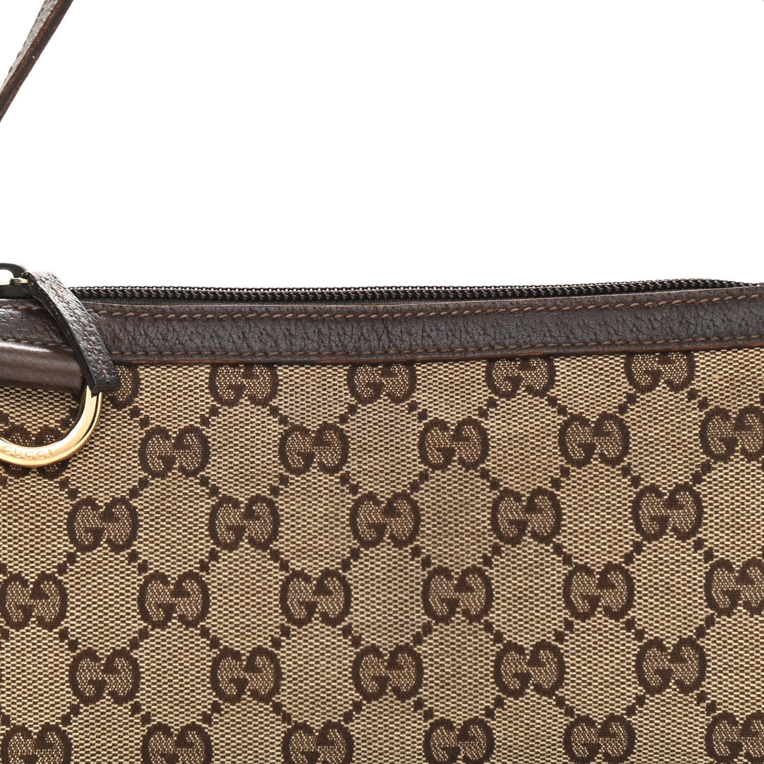 Gucci Monogram D Ring Cosmetic Case Brown 7 of 11