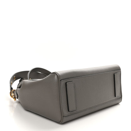 Versace Calfskin Virtus Top Handle Bag Grey 4 of 9