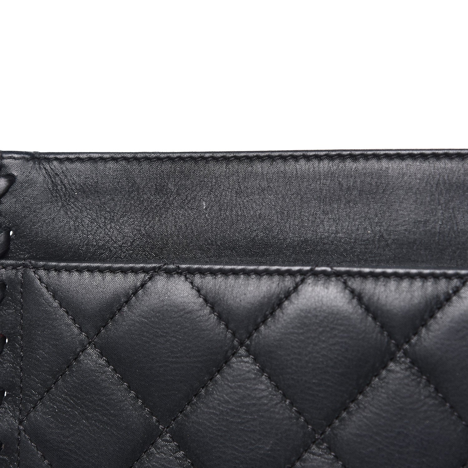 Chanel Suede Calfskin Jumbo Happy Stitch Flap Black 15 of 19