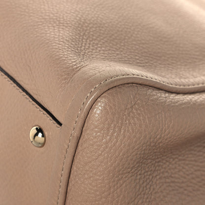 Gucci Pebbled Calfskin Medium Soho Shoulder Bag Camelia 13 of 18