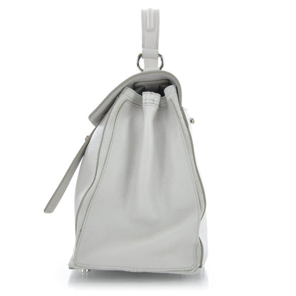 Saint Laurent Leather Medium Muse Two White 4 of 9