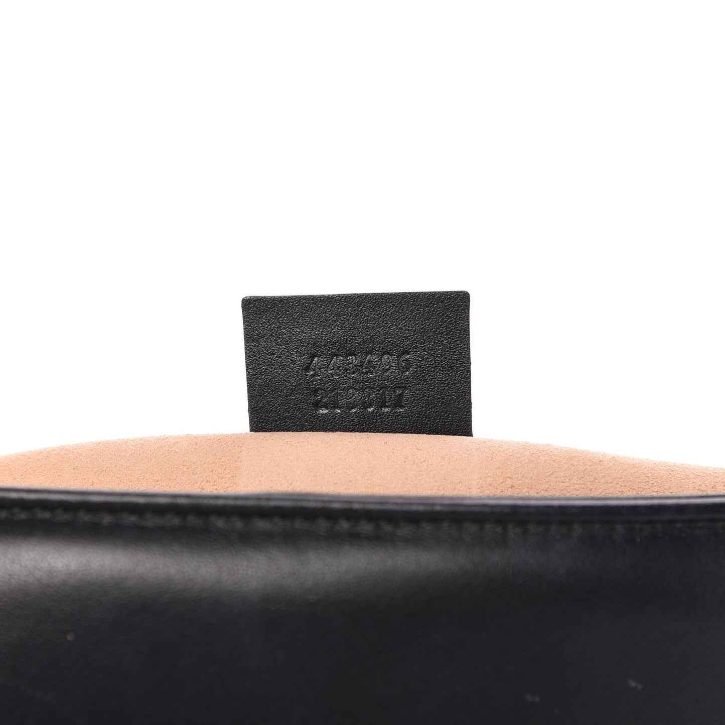 Calfskin Matelasse Animal Studs Medium GG Marmont Shoulder Bag Black