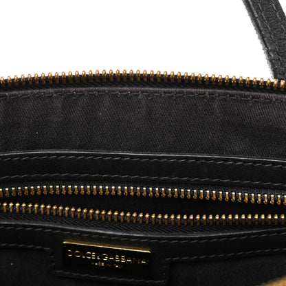 Dolce & Gabbana Coated Canvas Leopard Print Miss Escape Tote 11 of 12