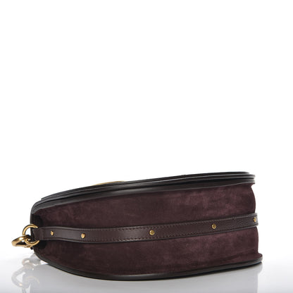 Chloe Calfskin Suede Medium Nile Bracelet Bag Carbon Brown 5 of 10