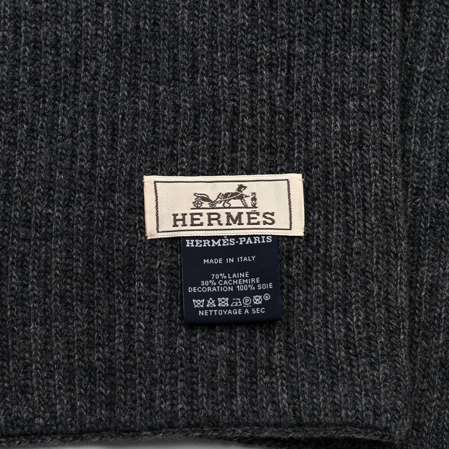 Wool Cashmere City Pocket Muffler Flanelle