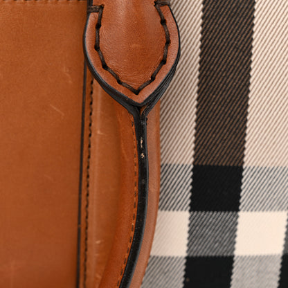 Burberry House Check Medium Alchester Bowling Bag Tan 11 of 20