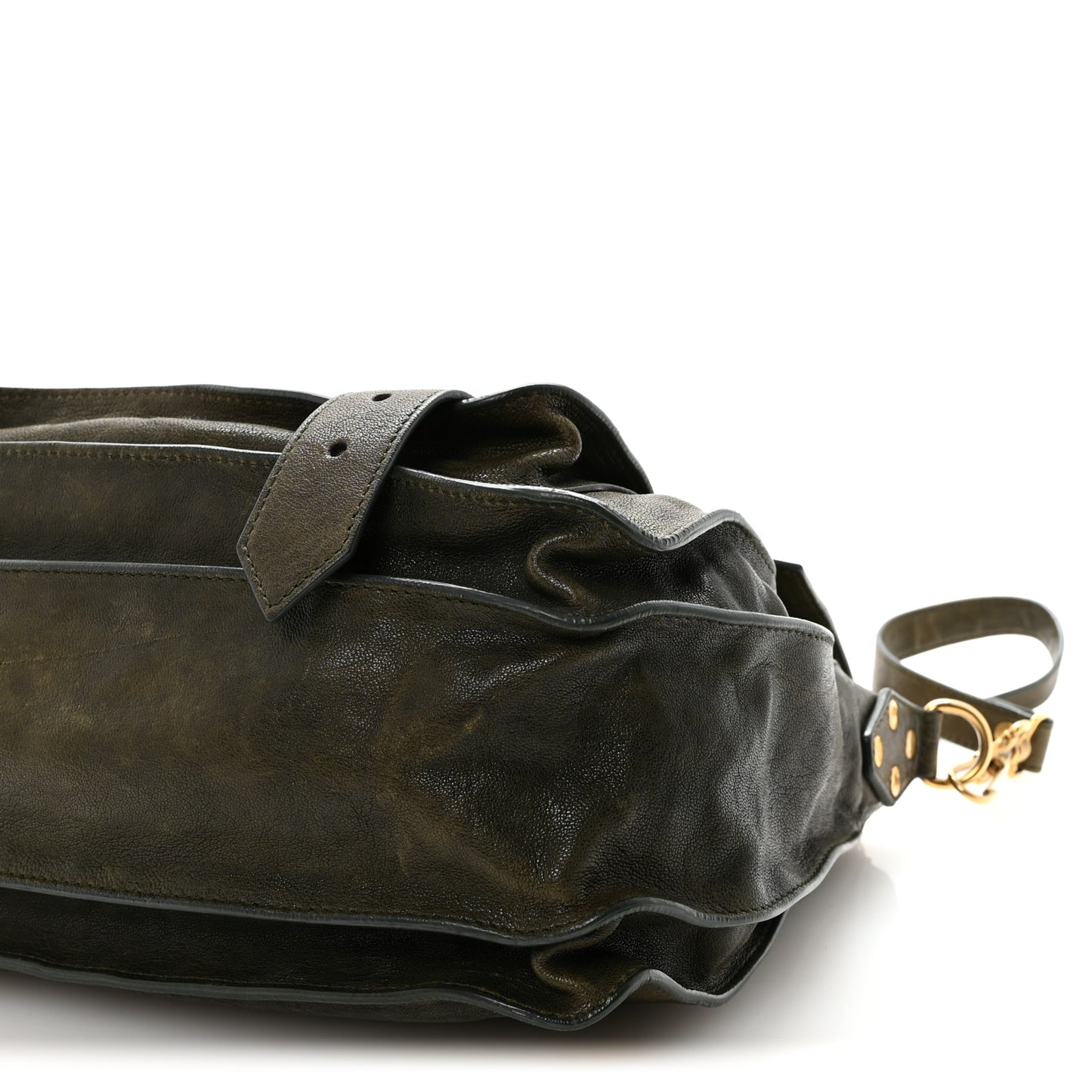 Lambskin Medium PS1 Satchel Military