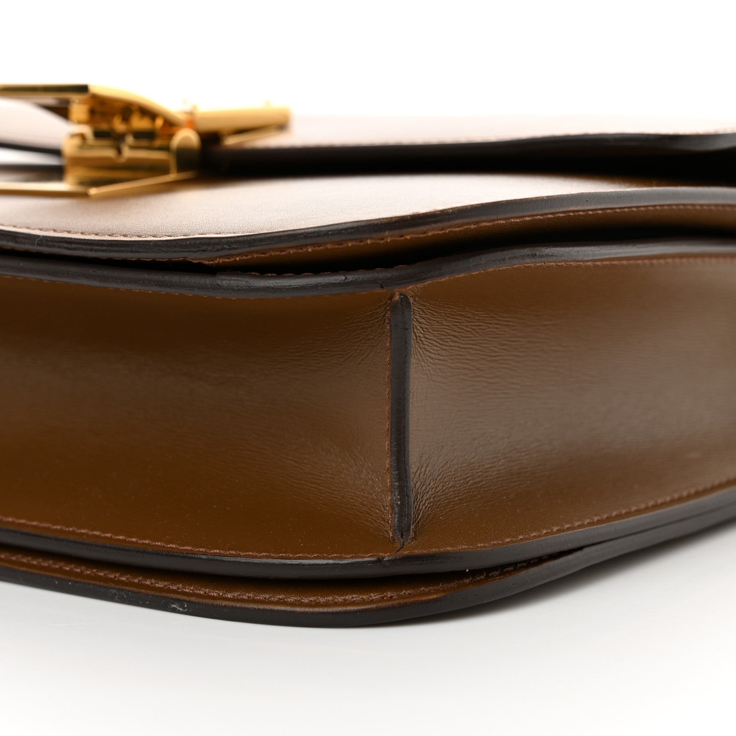 Celine Box Calfskin Medium Classic Box Flap Bag Camel 10 of 11