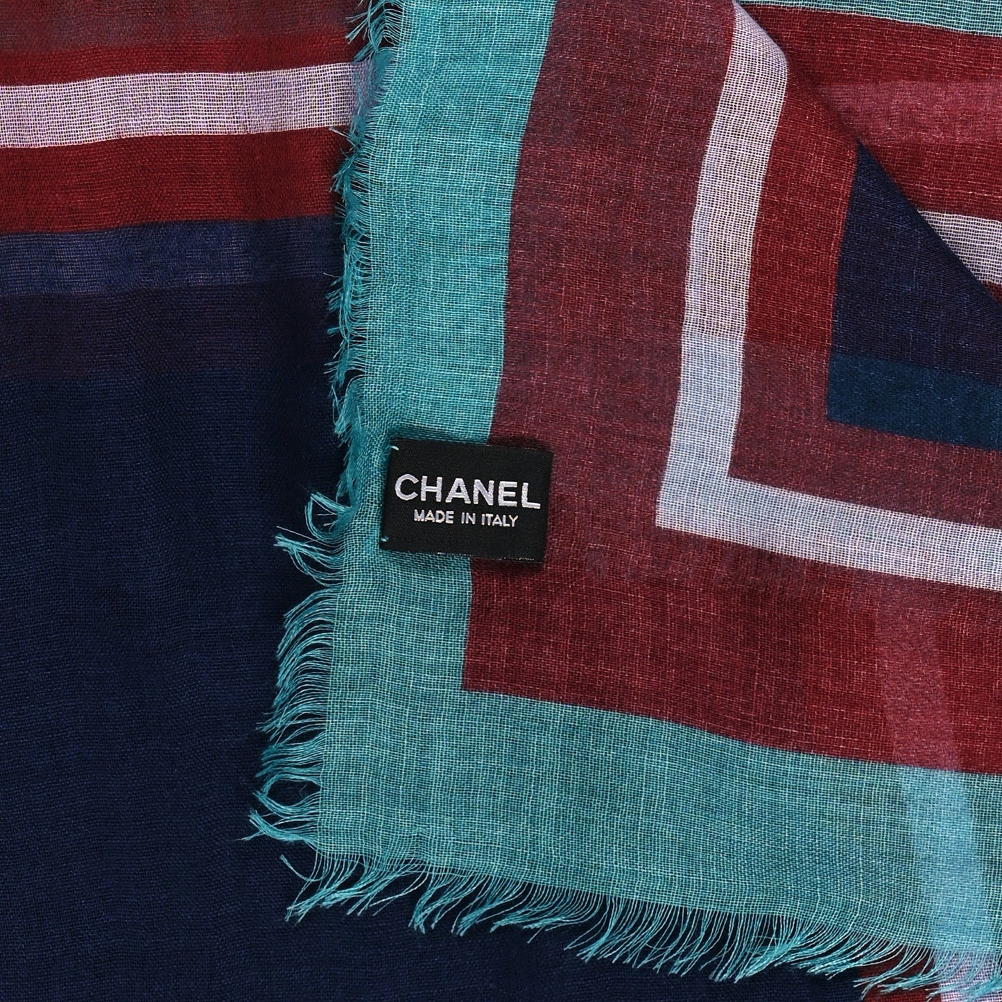 Cashmere Silk Paris Rue Cambon Shawl Multicolor