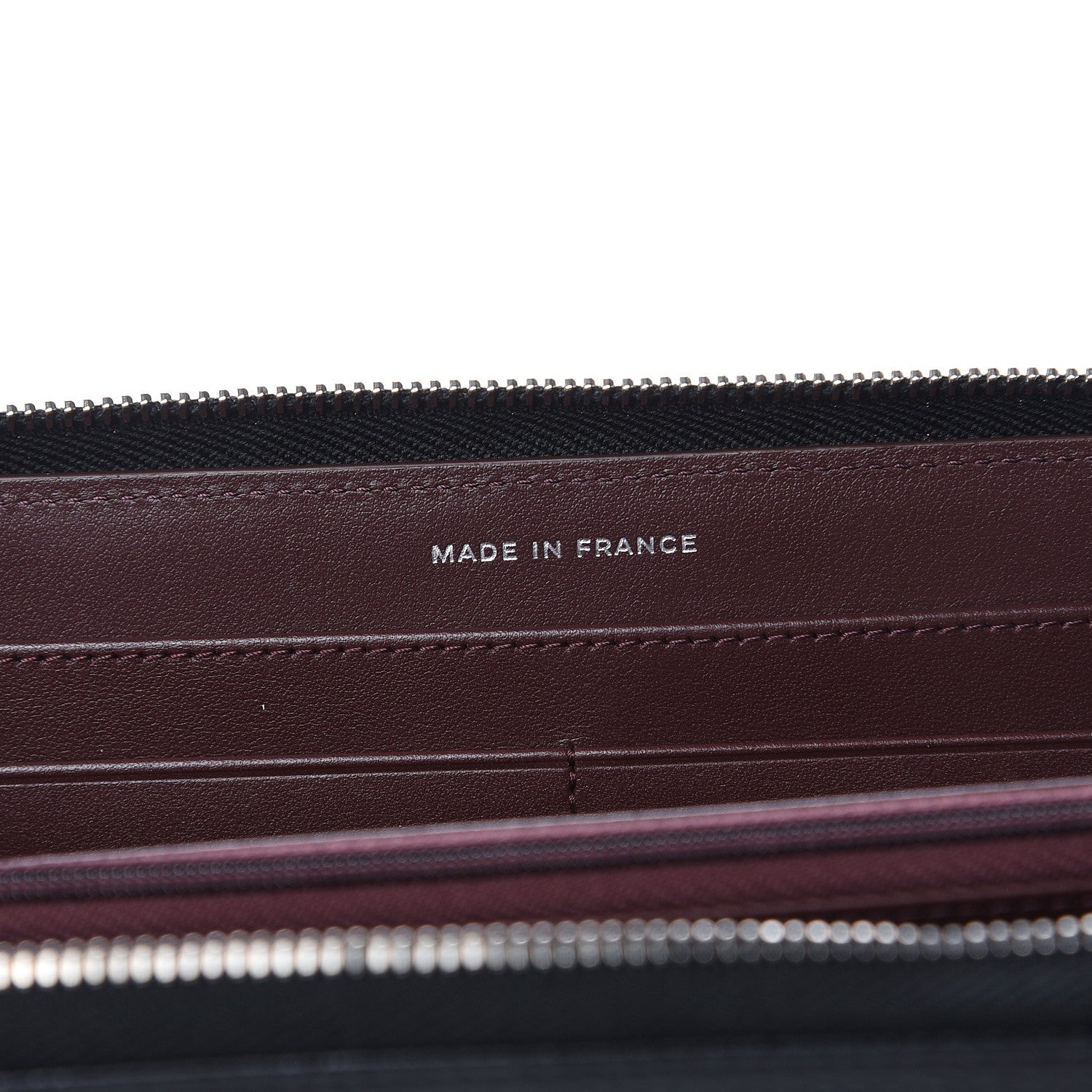 Chanel Caviar Quilted Large Gusset Zip Around Wallet Black 6 of 9