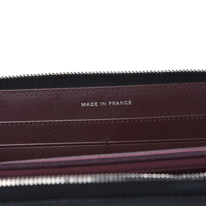 Chanel Caviar Quilted Large Gusset Zip Around Wallet Black 6 of 9