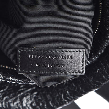 Saint Laurent Coated Canvas Hunting Backpack Black 7 of 20