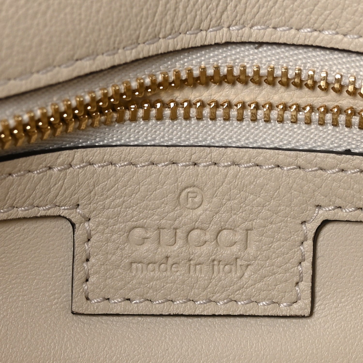 Gucci Roxy Calfskin Blondie Chain Shoulder Flap Bag Mystic White 6 of 10
