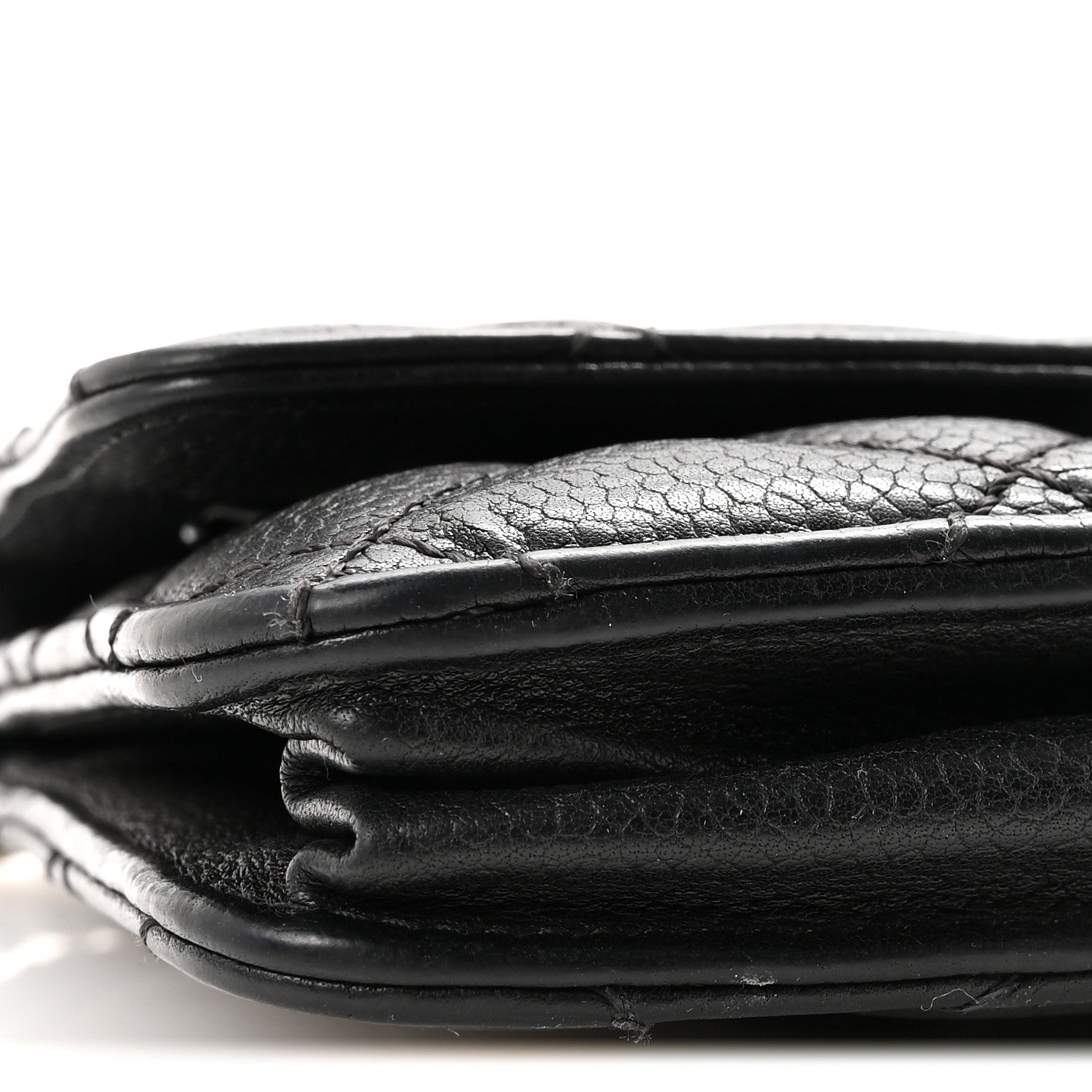 Chanel Caviar Quilted Paris Dallas Wallet on Chain WOC Black 10 of 11