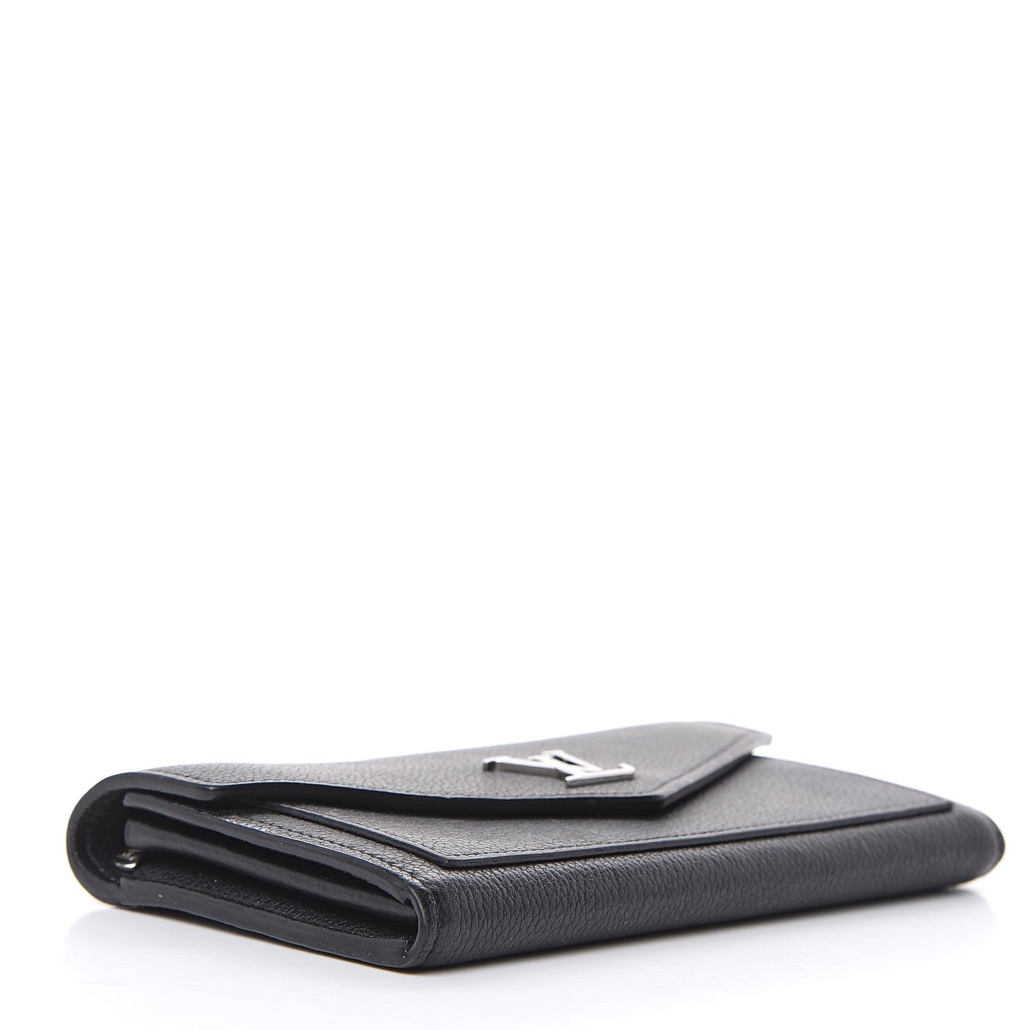 Louis Vuitton Soft Calfskin My Lockme Wallet Black 4 of 11