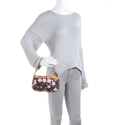 Louis Vuitton Monogram Cherry Blossom Pochette Accessories Brown 2 of 7