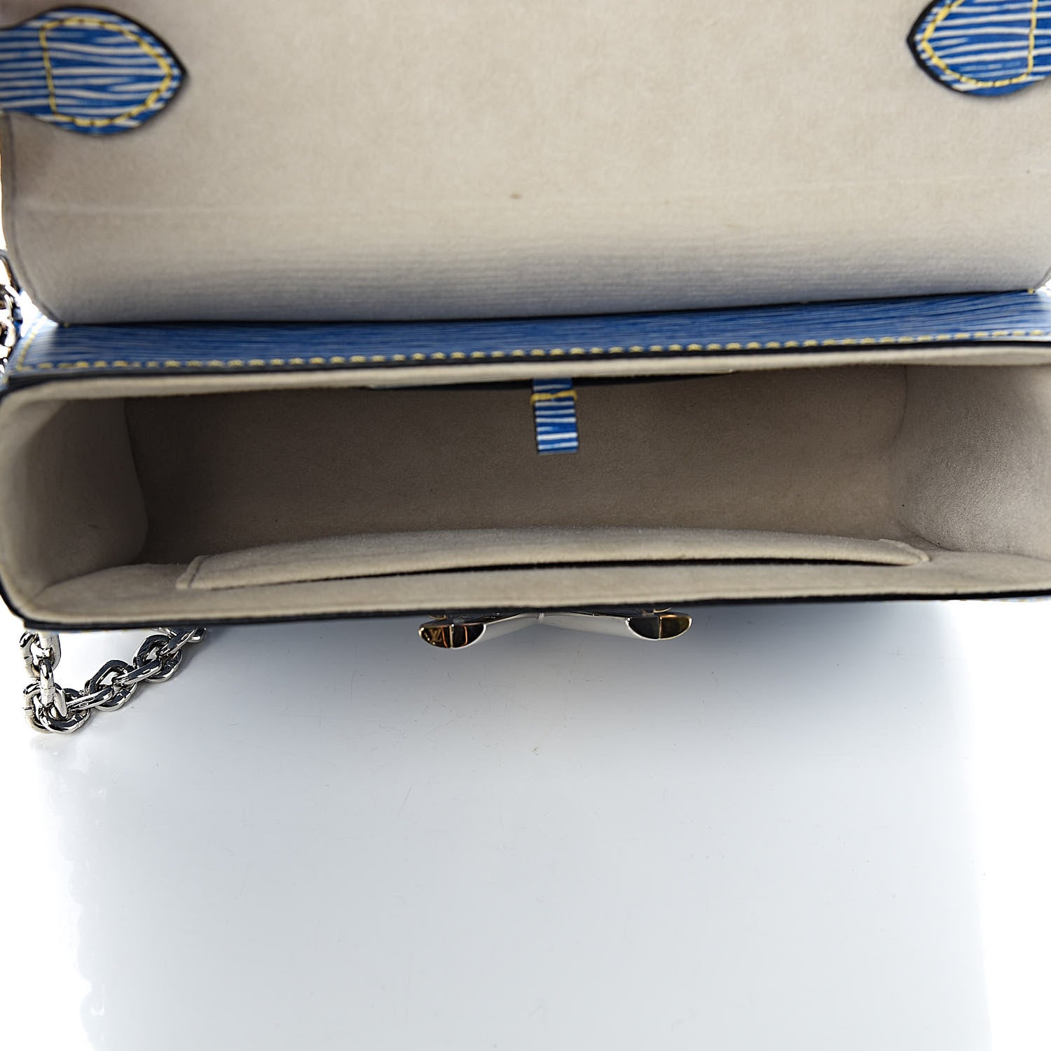 Louis Vuitton Epi Twist Shoulder Bag MM Denim Light 5 of 9