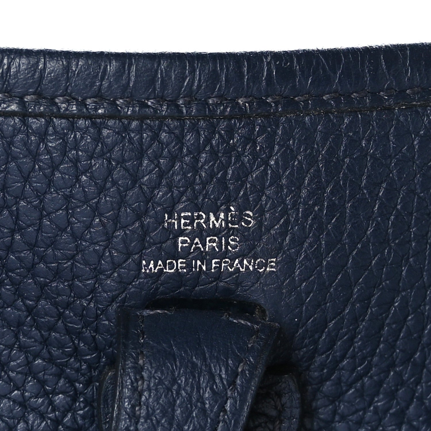 Hermes Taurillon Clemence Amazone Evelyne TPM Bleu Nuit Bleu Indigo 6 of 10