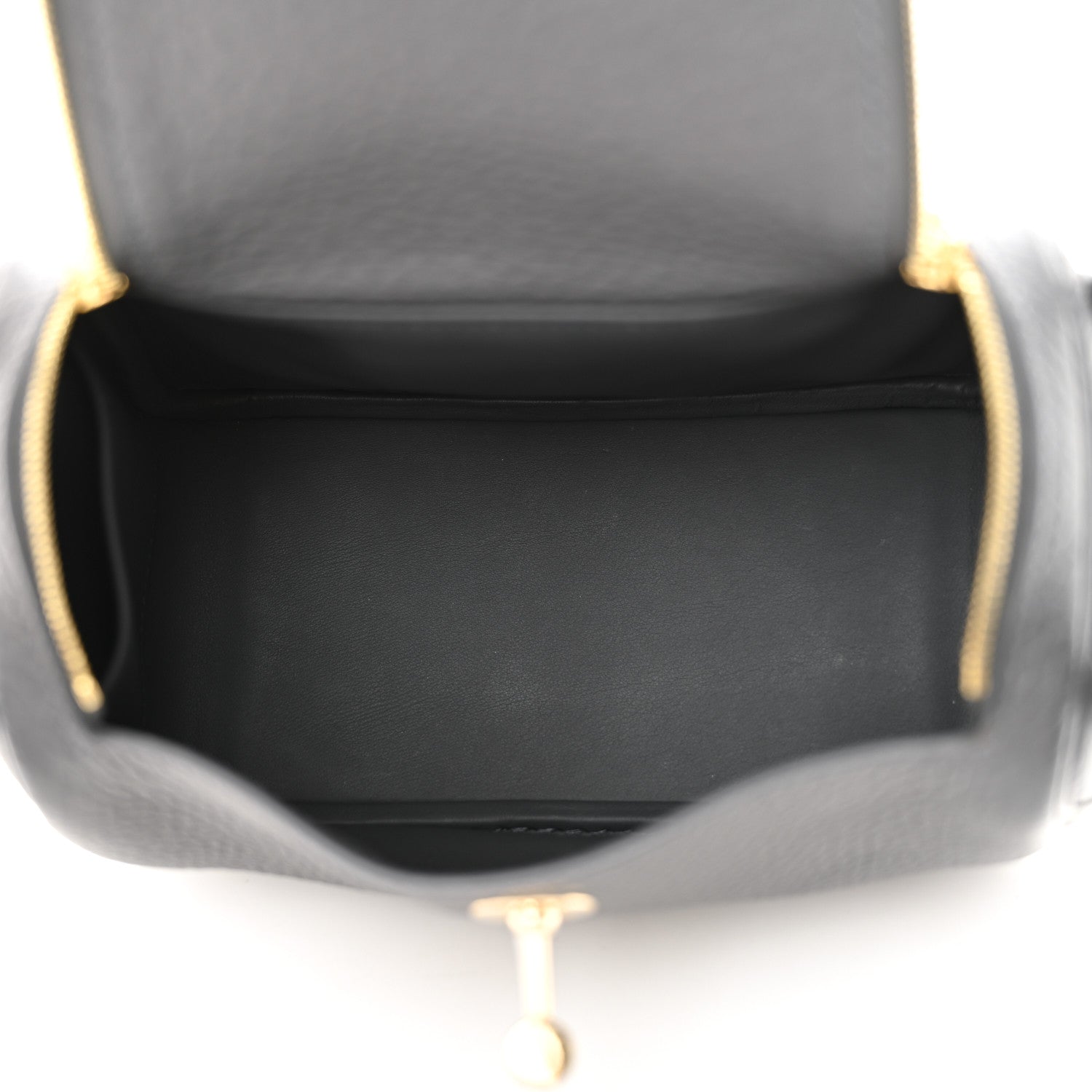 Hermes Taurillon Clemence Mini Lindy 20 Ardoise 5 of 11