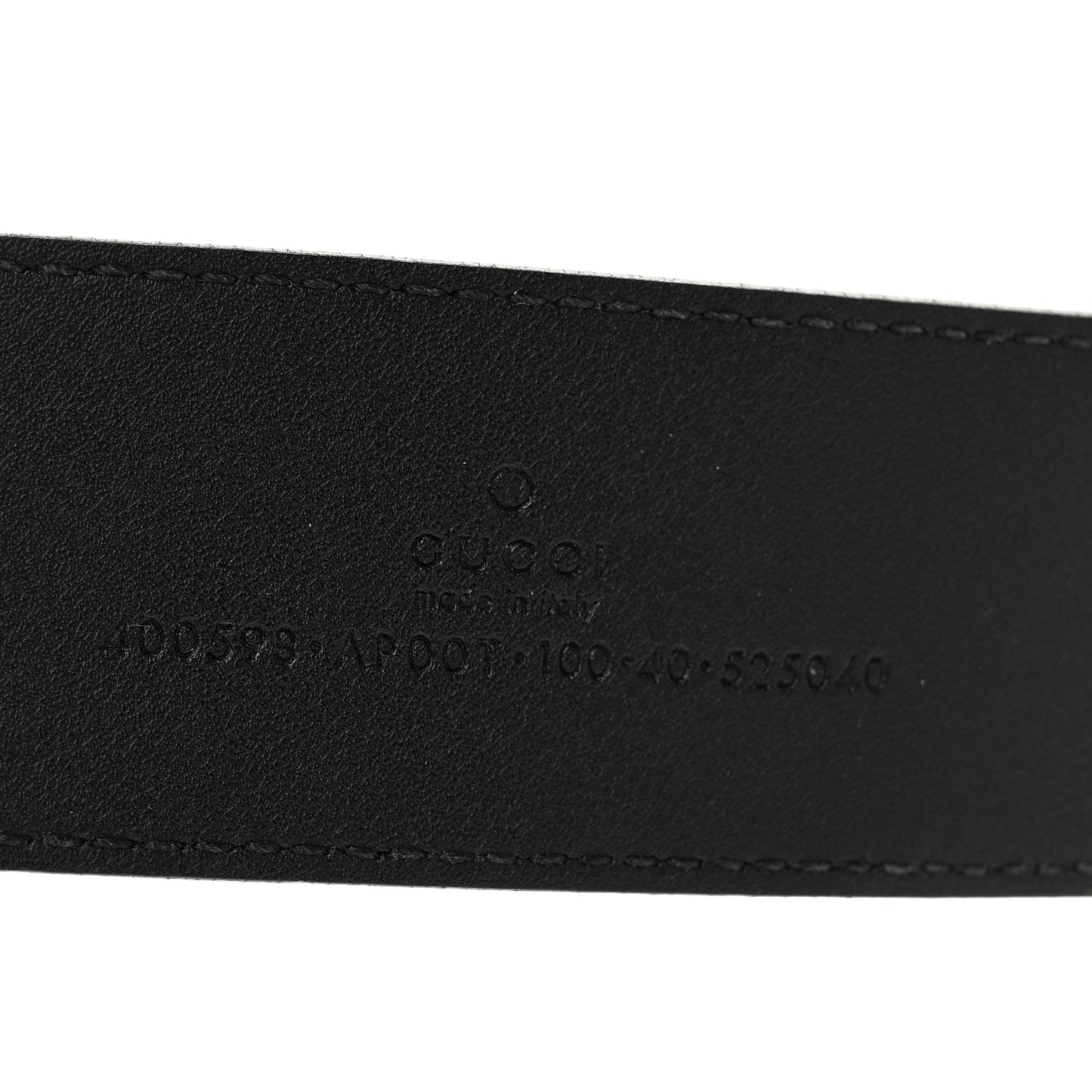 Calfskin Double G 40mm Belt 100 40 Black