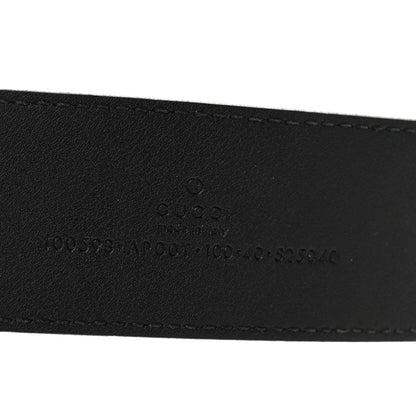 Gucci Calfskin Double G 40mm Belt 100 40 Black 3 of 5