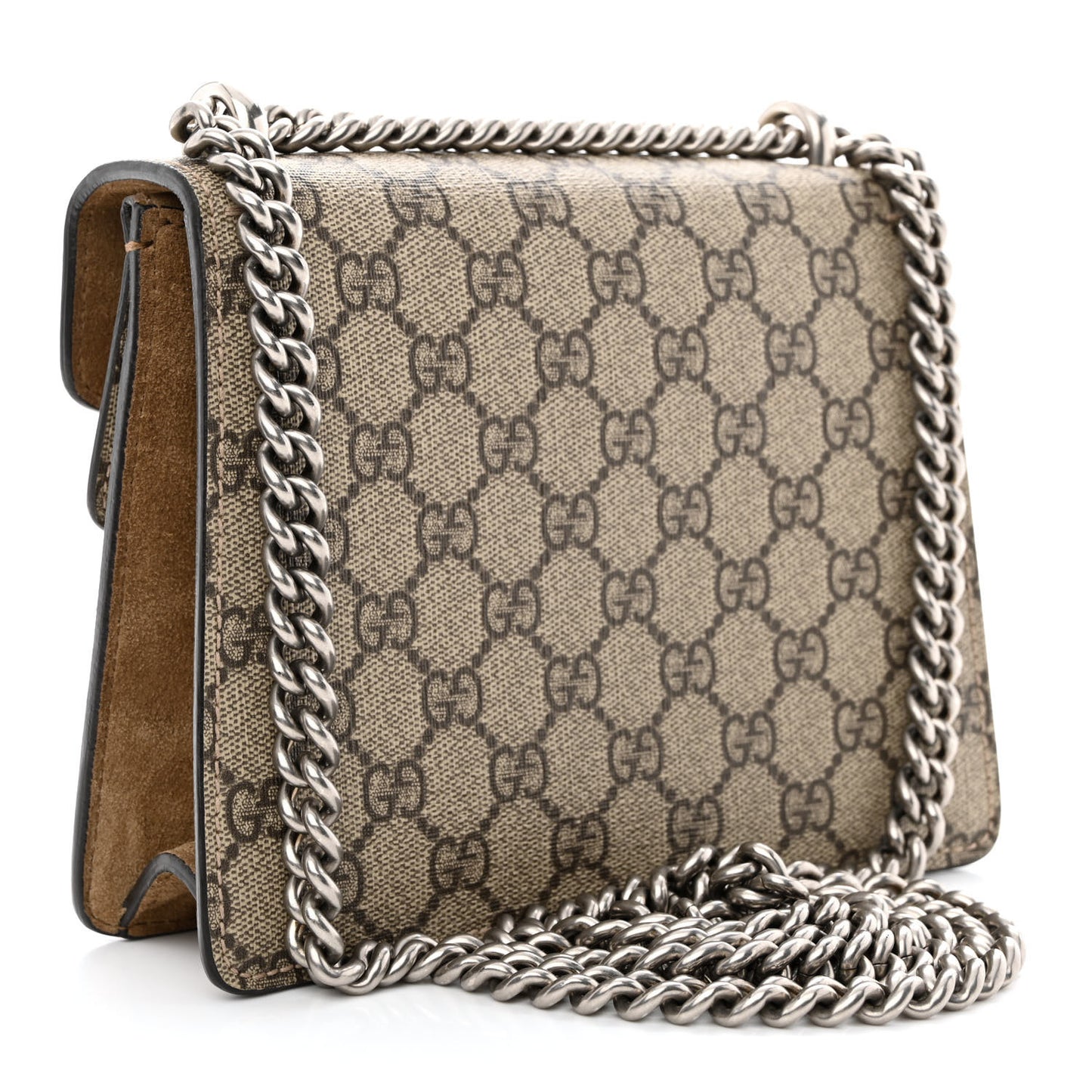 GG Supreme Monogram Mini Dionysus Shoulder Bag Taupe