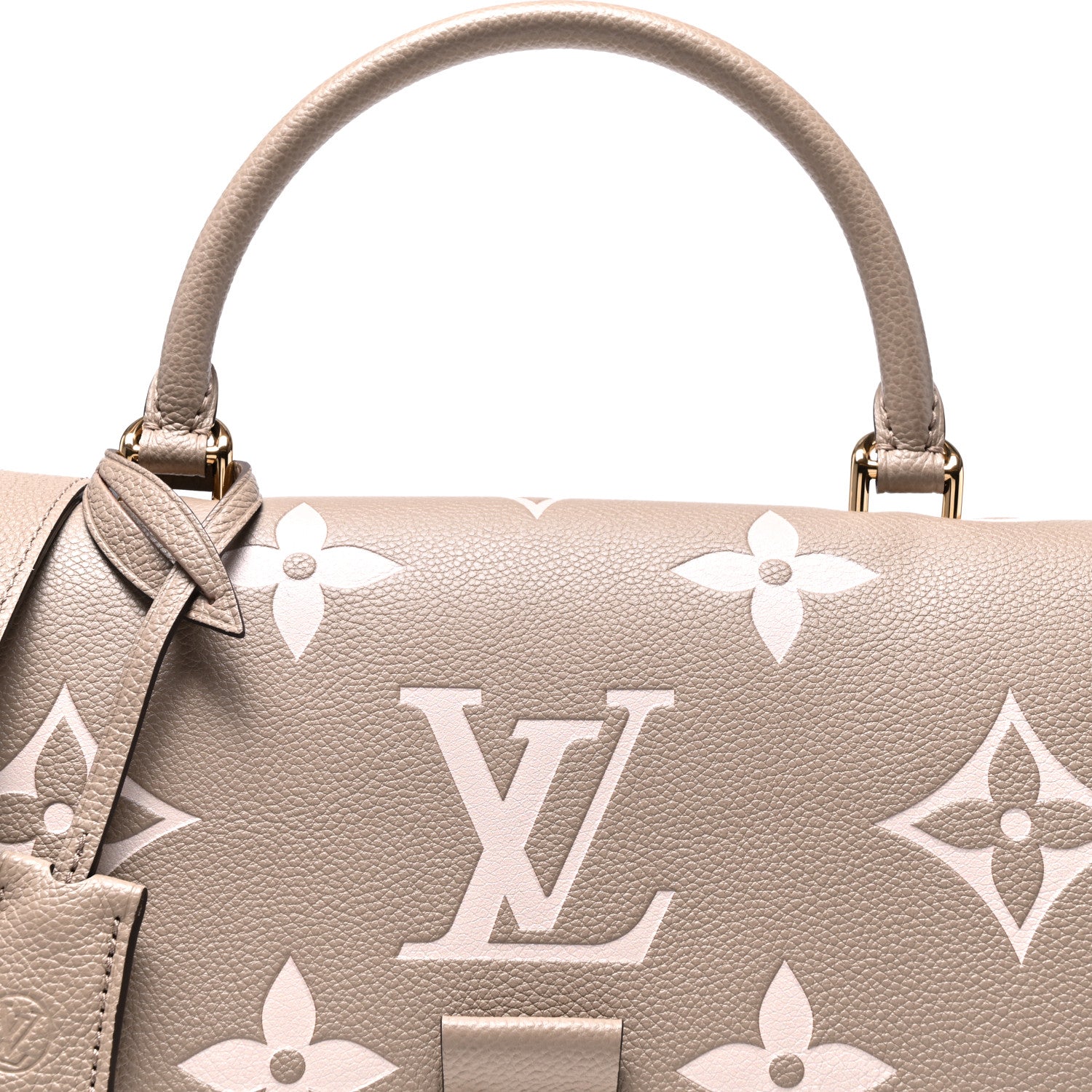 Louis Vuitton Empreinte Monogram Giant Madeleine MM Dove Grey Beige 7 of 10