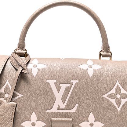 Louis Vuitton Empreinte Monogram Giant Madeleine MM Dove Grey Beige 7 of 10