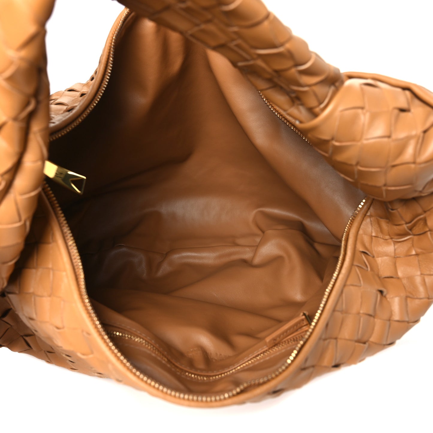 Nappa Intrecciato Small Jodie Caramel