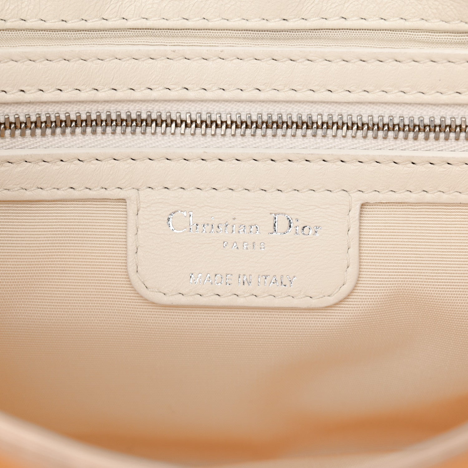 Christian Dior Lambskin Cannage New Lock Flap White 6 of 16