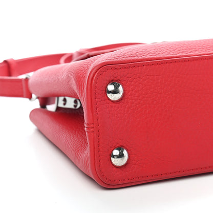 Louis Vuitton Taurillon Capucines BB Rubis 7 of 9