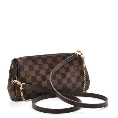 Louis Vuitton Damier Ebene Eva Clutch 3 of 8