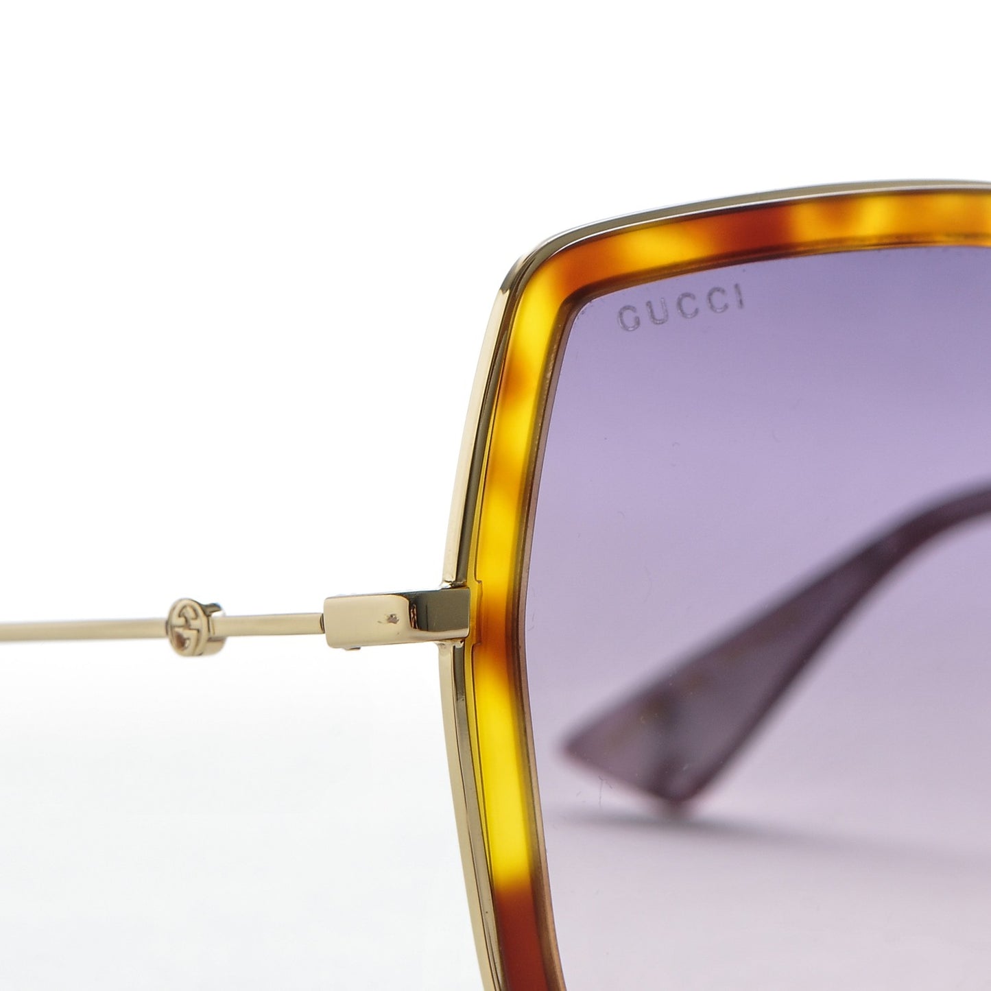 Square Frame GG0106S Sunglasses Tortoise