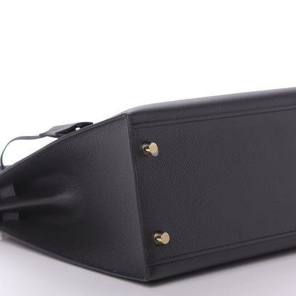 Hermes Epsom Kelly Sellier 32 Black 6 of 10