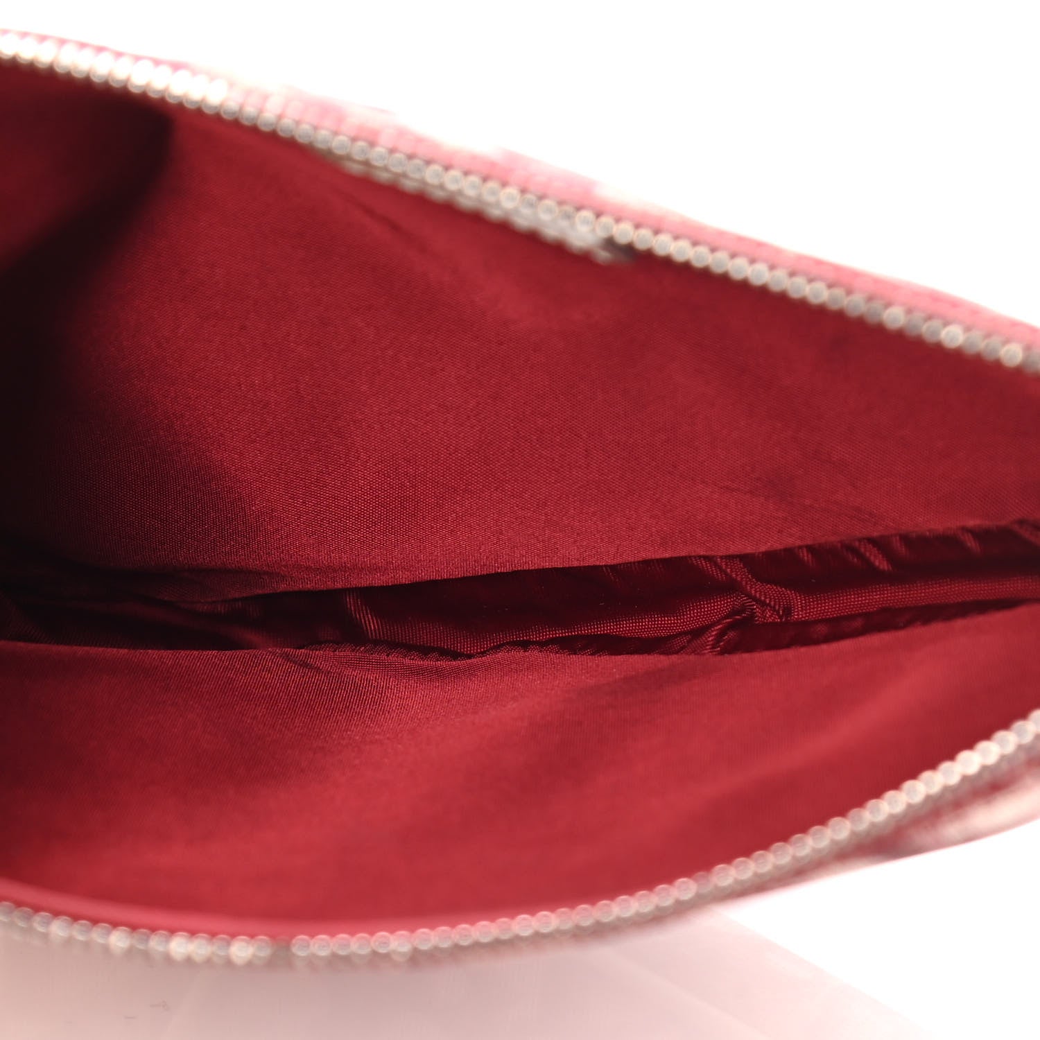 Christian Dior Monogram Mini Saddle Pochette Red 5 of 14