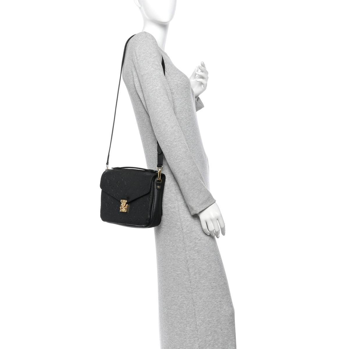 Louis Vuitton Empreinte Pochette Metis Black 2 of 11