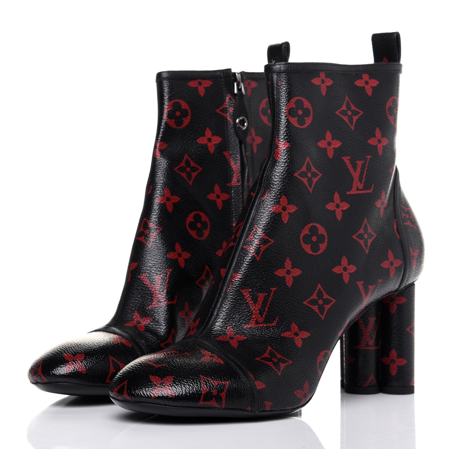 Louis Vuitton Monogram Infrarouge New Revival Boots 40 Black 3 of 13