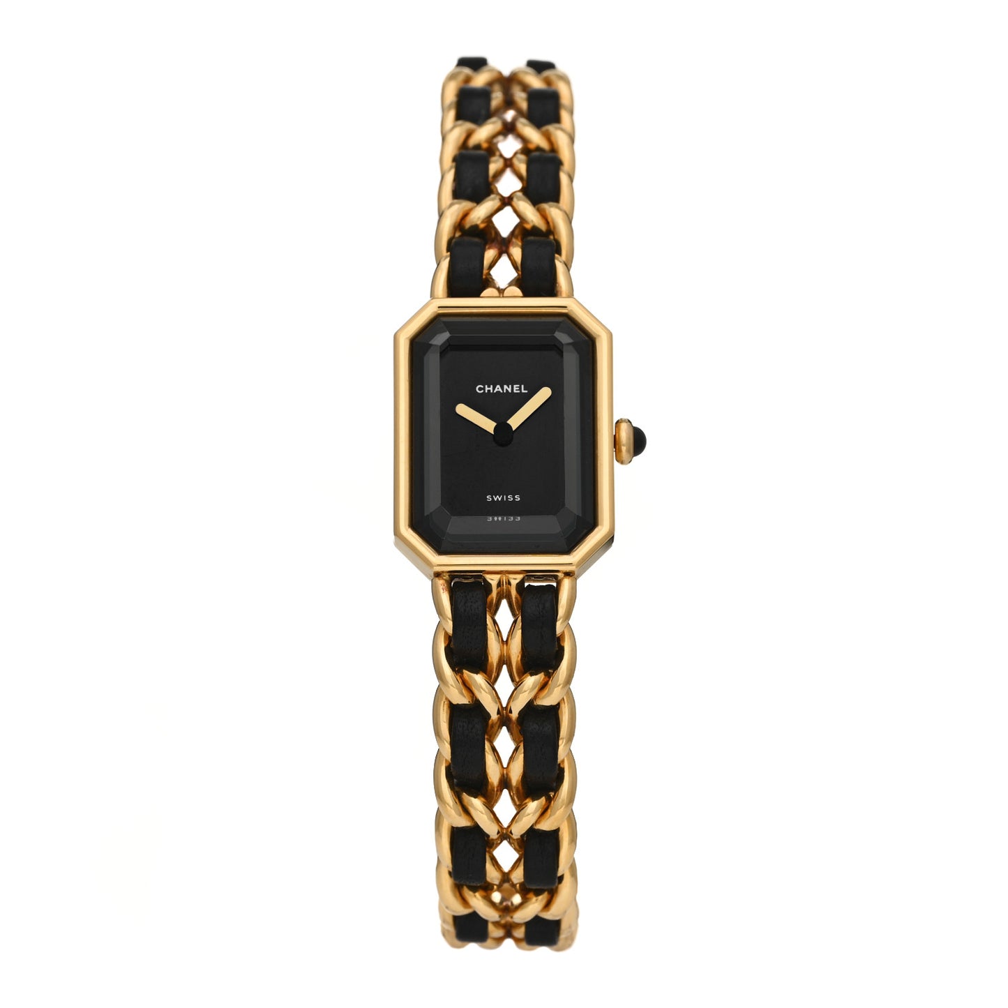 Stainless Steel Lambskin 20mm Chain Premiere Quartz Watch Gold M