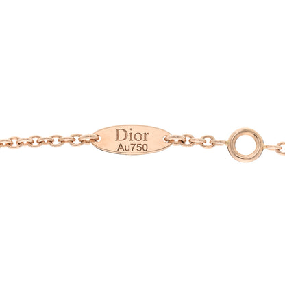 Christian Dior 18K Rose Gold Diamond Black Onyx Rose Des Vents Necklace 6 of 6