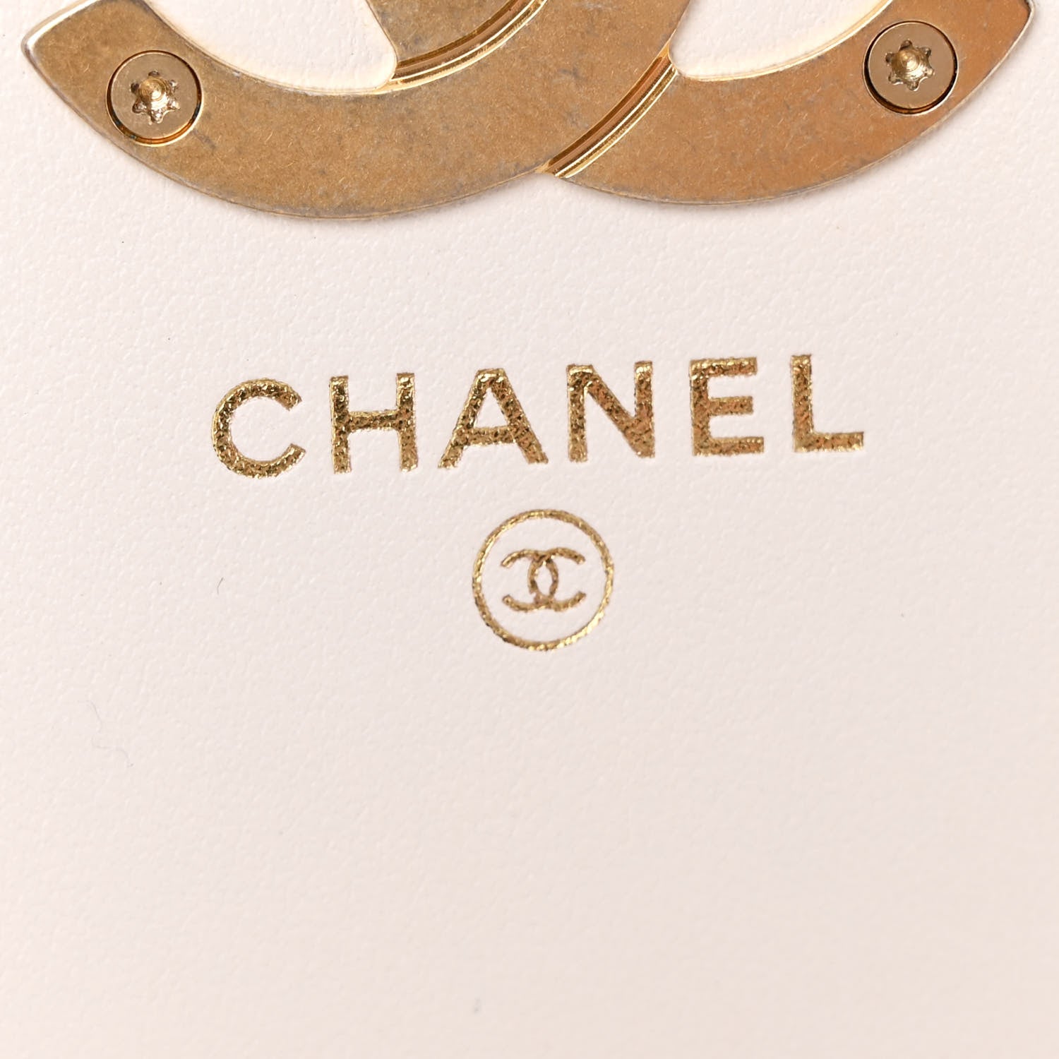 Chanel Caviar Quilted Camellia Clutch With Chain White 6 of 13
