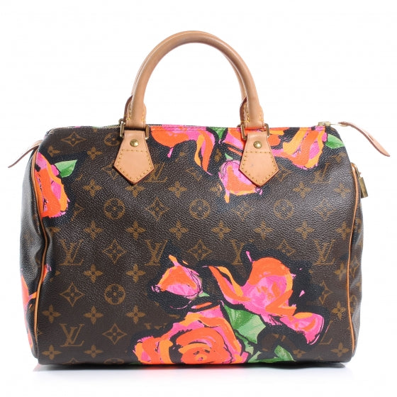 Louis Vuitton Monogram Roses Speedy 30 1 of 8