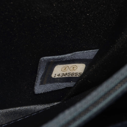 Chanel Lambskin Clutch Chain Flap Dark Blue 8 of 8